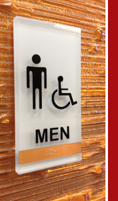 We want to be your interior signage supplier.